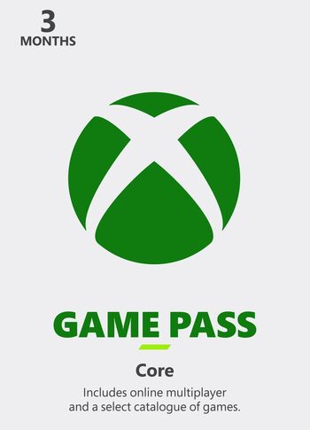Suscripción Xbox Game Pass Core 3 mes código CHILE