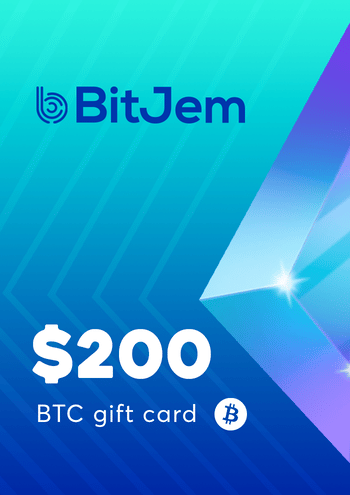 BitJem Bitcoin Gift Card 200 USD Key GLOBAL