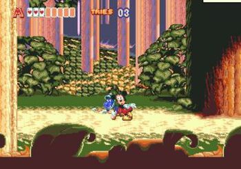 World of Illusion Starring Mickey Mouse and Donald Duck SEGA Mega Drive