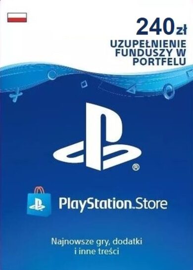 E-shop PlayStation Network Card 240 PLN (PL) PSN Key POLAND