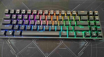 Royal Kludge RK71 TKL RGB mechaninė belaidė klaviatūra 70% / Brown Switches