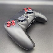 Mando PS5 COMPETITIVO Negro & Metal Rojo