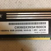 Operatyvioji ram atmintis Corsair XMS3 2 GB DDR3 1600MHz cmx6gx3m3a1600c9