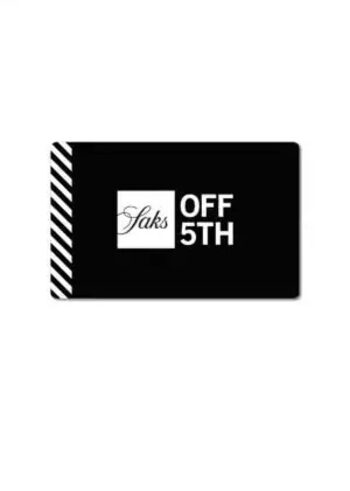 Saks OFF 5TH Gift Card 25 CAD Key CANADA