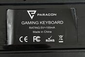 Redeem Paracon Gaming Šviečianti USB Laidinė Klaviatūra