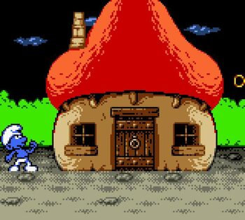 The Smurfs' Nightmare Game Boy