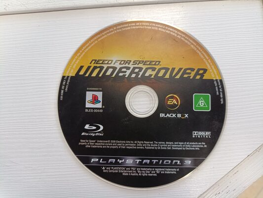 Need For Speed Undercover PlayStation 3