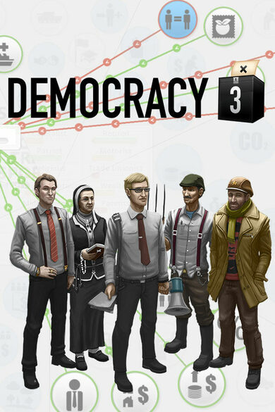 E-shop Democracy 3 Steam Key GLOBAL