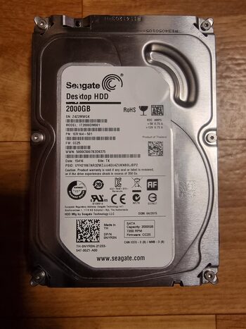 Seagate 2 TB HDD Storage