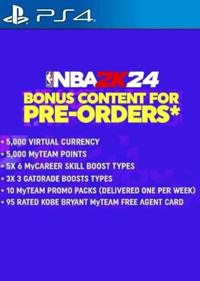 E-shop NBA 2k24 Pre-Order Bonus (DLC) (PS4/PS5) PSN Key UNITED STATES