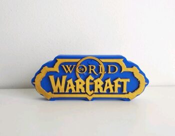 Logo World of Warcraft en 3D