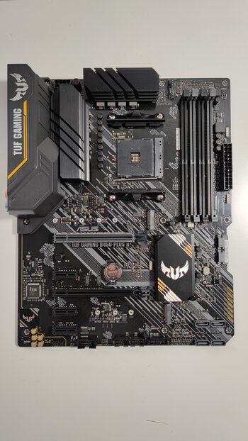 Asus TUF GAMING B450-PLUS II AMD B450 ATX DDR4 AM4 2 x PCI-E x16 Slots Motherboard