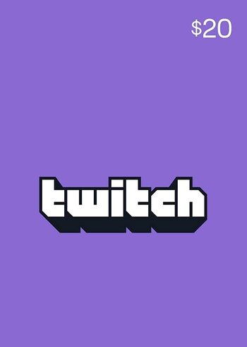 Twitch Gift Card 20 USD Clé UNITED STATES