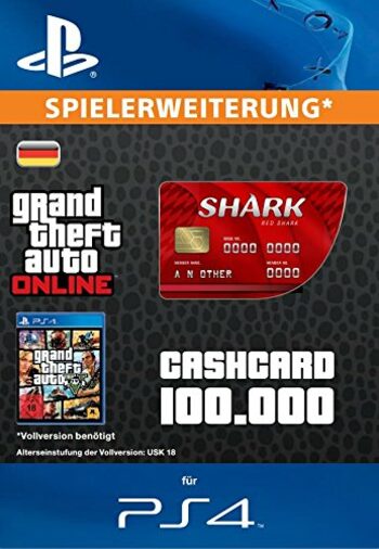 Grand Theft Auto Online: Red Shark Cash Card (PS4) PSN Key GERMANY