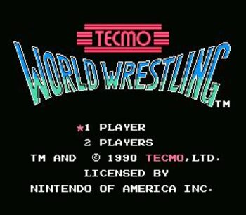 Tecmo World Wrestling NES