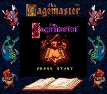 The Pagemaster SEGA Mega Drive