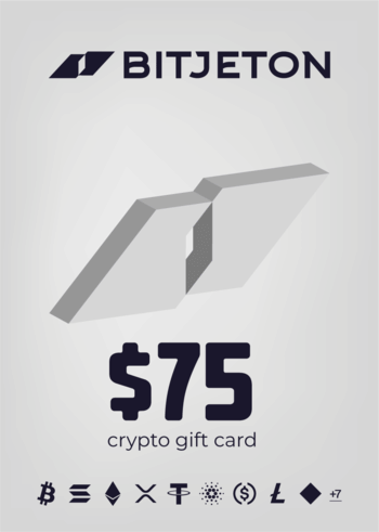 BitJeton Crypto Gift Card 75 USD Key GLOBAL