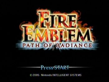 Fire Emblem: Path of Radiance Nintendo GameCube