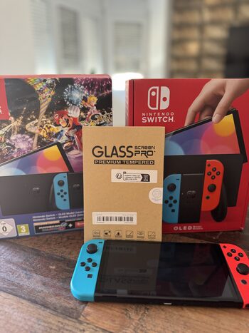 Nintendo Switch OLED, Blue & Red, 64GB