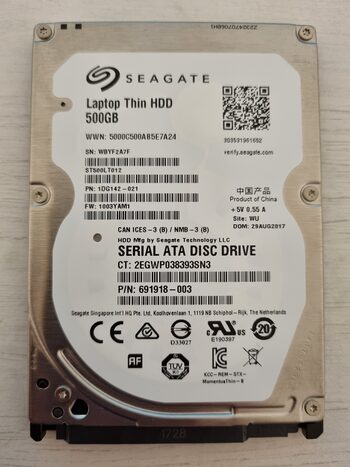 Seagate Momentus Thin 500 GB HDD Storage