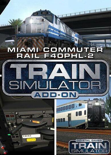 E-shop Train Simulator - Miami Commuter Rail F40PHL-2 Loco Add-On (DLC) Steam Key EUROPE