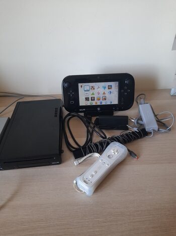 Nintendo WiiU Negra con juegos instalados