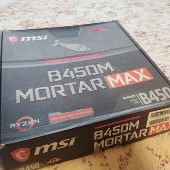 MSI B450M MORTAR MAX AMD B450 Micro ATX DDR4 AM4 2 x PCI-E x16 Slots Motherboard