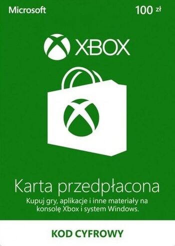 Karta podarunkowa Xbox Live 100 PLN Xbox Live Klucz POLAND