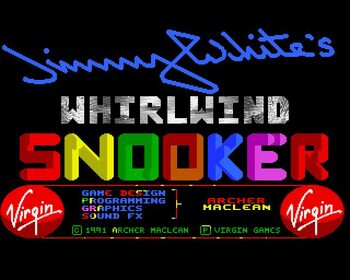 Jimmy White's 'Whirlwind' Snooker SEGA Mega Drive