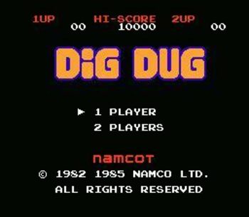 Dig Dug (1982) Atari 2600