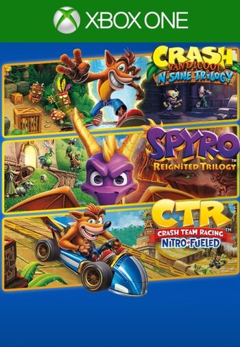 Crash + Spyro Triple Play Bundle XBOX LIVE Key BRAZIL