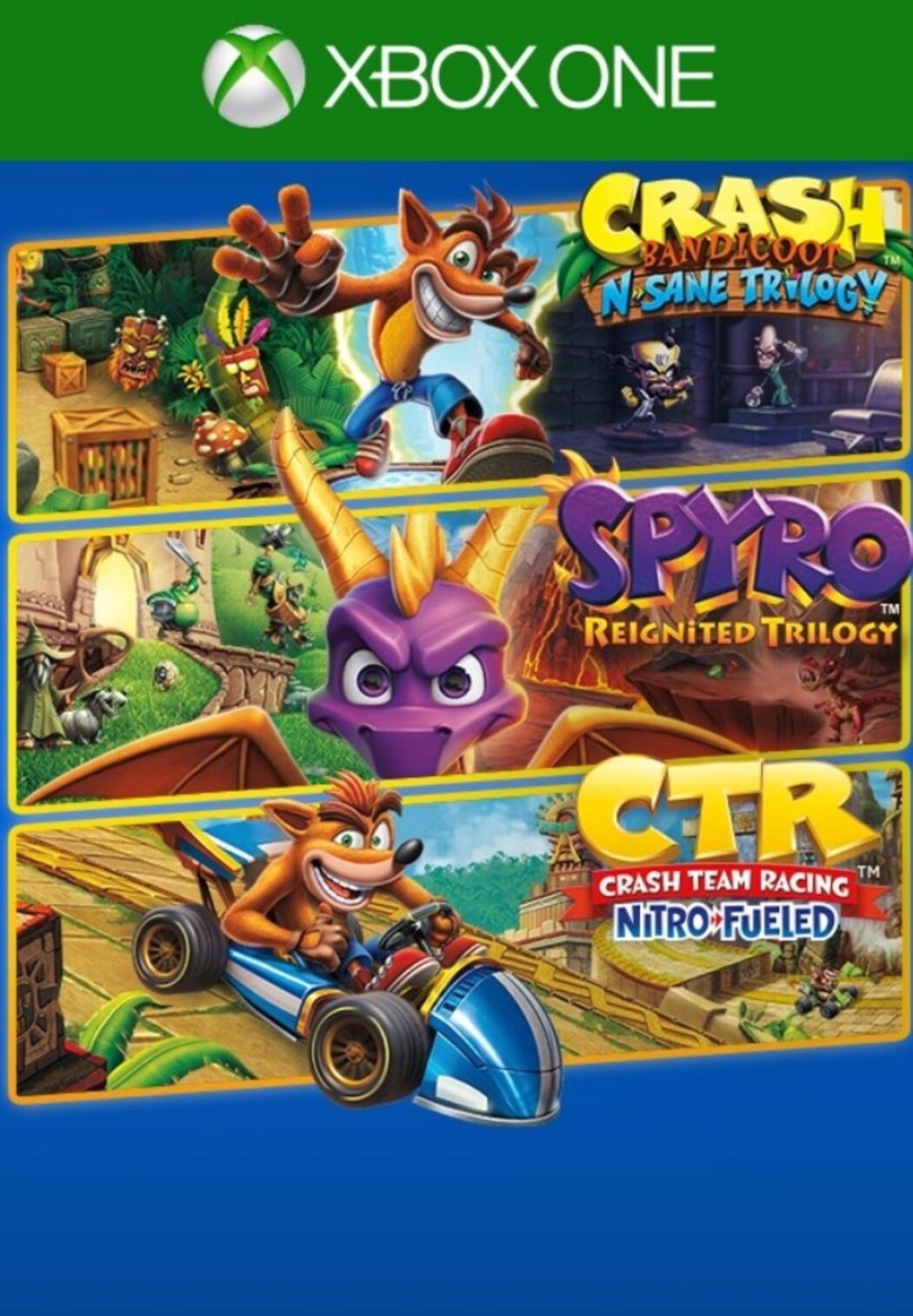 Buy Crash + Spyro Triple Play Bundle Xbox key! Cheap price | ENEBA