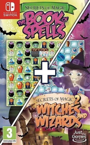 Secrets of Magic: The Book of Spells & Secrets of Magic 2: Witches and Wizards - Double Pack Nintendo Switch