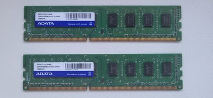 ADATA 4 GB (2 x 2 GB) DDR3-1333 Blue / Silver PC RAM