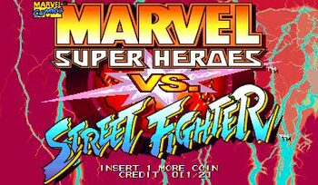 Marvel Super Heroes vs. Street Fighter PlayStation