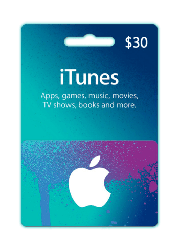 Apple iTunes Gift Card 30 USD Código de iTunes NORTH AMERICA