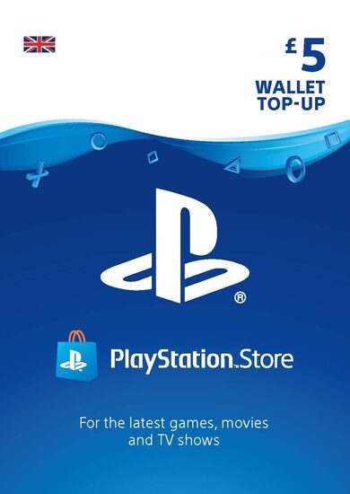 E-shop PlayStation Network Card 5 GBP (UK) PSN Key UNITED KINGDOM