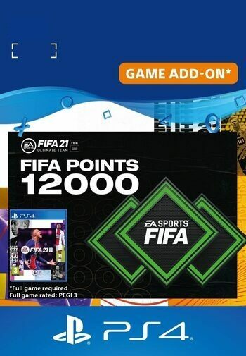 FIFA 21 - 12000 FUT Points (PS4) PSN Key LATAM