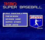 Tecmo Super Baseball SNES