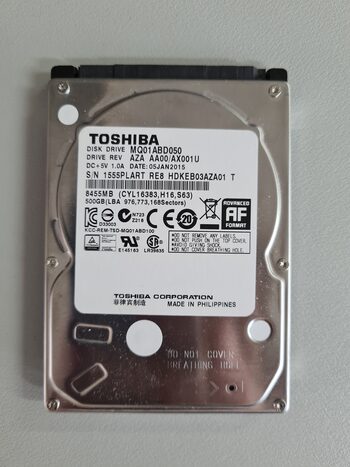 Toshiba 500 GB HDD Storage