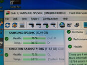 SAMSUNG SP2504C+Seagate BARRACUDA ST3120827AS