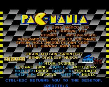 Pac-Mania SEGA Mega Drive