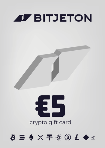 BitJeton Crypto Gift Card 5 EUR Key GLOBAL