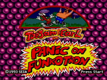 Redeem ToeJam & Earl in Panic on Funkotron SEGA Mega Drive