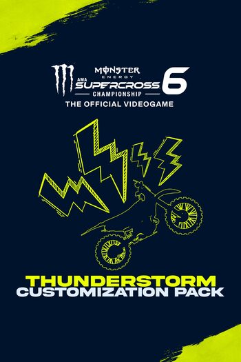 Monster Energy Supercross 6 - Customization Pack Thunderstorm (DLC) (PS4/PS5) PSN Key EUROPE