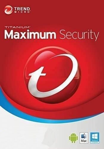Trend Micro Maximum Security 3 Devices 3 Years Key GLOBAL