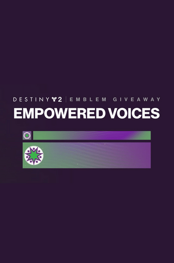 Destiny 2: Empowered Voices Emblem (DLC) Official Website Key GLOBAL