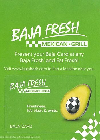 Baja Fresh Gift Card 100 USD Key UNITED STATES
