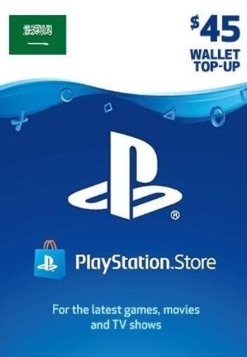 PlayStation Network Card 45 USD (KSA) PSN Key SAUDI ARABIA