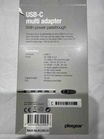 usb-c multi adapter 7port